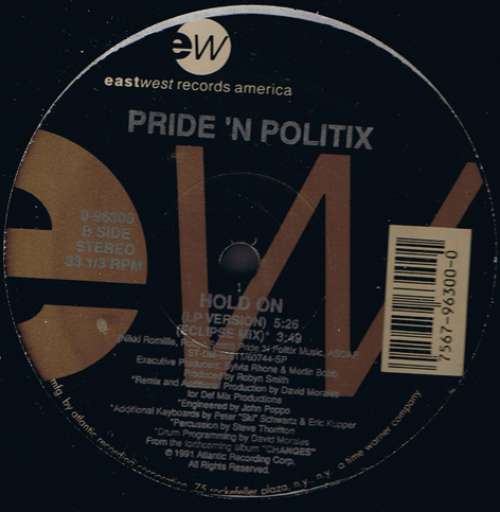 Cover Pride 'N Politix - Hold On (12) Schallplatten Ankauf