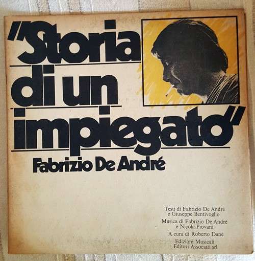 Cover Fabrizio De André - Storia Di Un Impiegato (LP, Gat) Schallplatten Ankauf