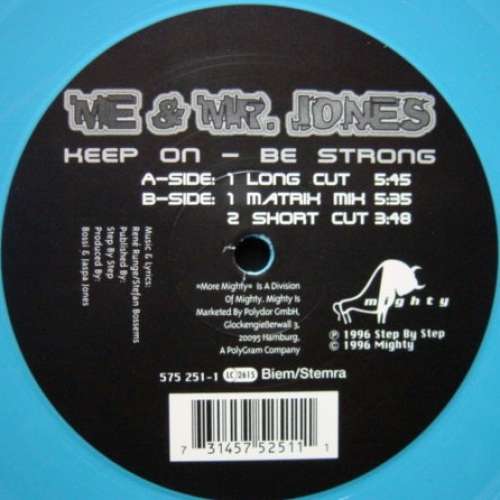 Bild Me & Mr. Jones - Keep On Be Strong (12, Blu) Schallplatten Ankauf