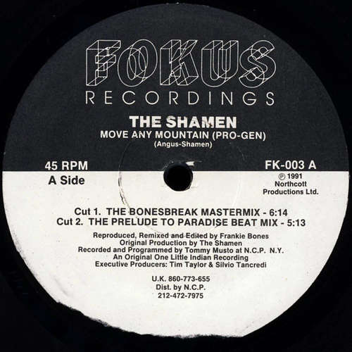 Cover The Shamen - Move Any Mountain (Pro-Gen) (12) Schallplatten Ankauf