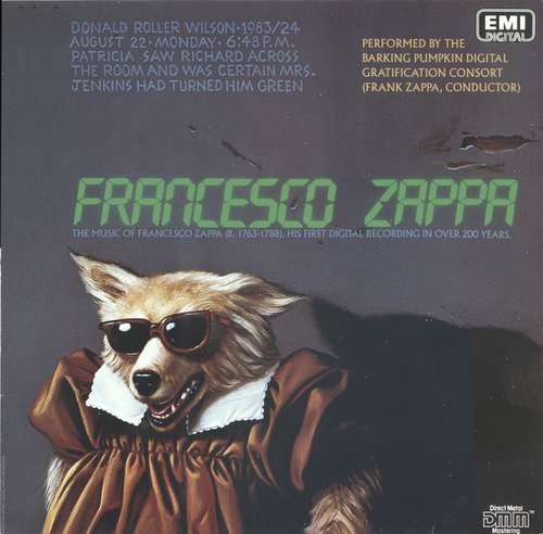 Cover Francesco Zappa Schallplatten Ankauf