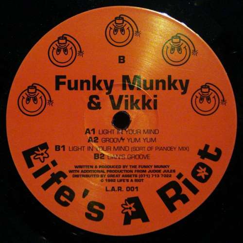 Cover Funky Munky & Vikki (4) - Light In Your Mind (12) Schallplatten Ankauf