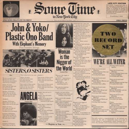 Cover John & Yoko* / The Plastic Ono Band - Some Time In New York City (2xLP, Album, Los) Schallplatten Ankauf