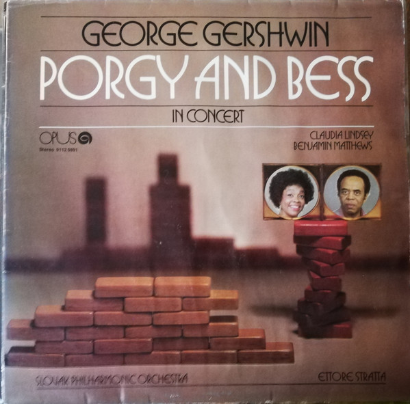 Cover George Gershwin, Claudia Lindsey, Benjamin Matthews, Slovak Philharmonic Orchestra, Ettore Stratta - Porgy And Bess - In Concert (LP) Schallplatten Ankauf
