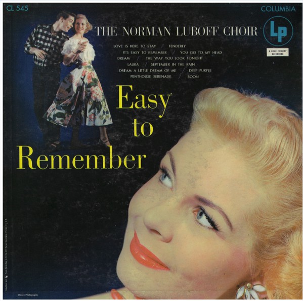 Cover The Norman Luboff Choir* - Easy To Remember (LP, Album, Mono, RP) Schallplatten Ankauf
