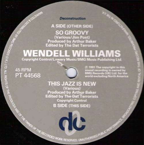 Cover Wendell Williams - So Groovy (12) Schallplatten Ankauf