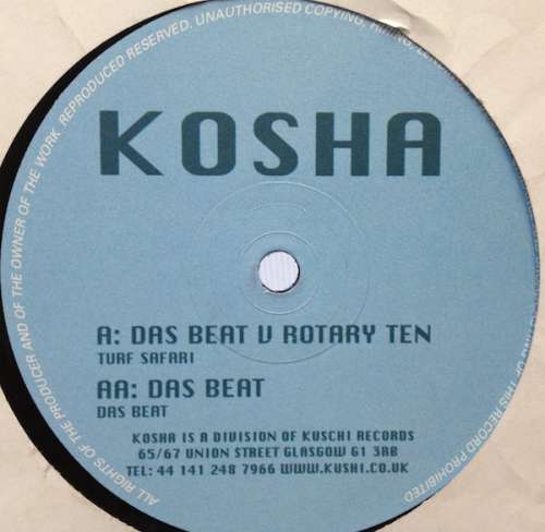 Cover Das Beat V Rotary Ten / Das Beat - Turf Safari / Das Beat (12) Schallplatten Ankauf