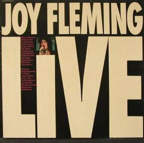 Cover Joy Fleming - Live (LP, Album) Schallplatten Ankauf