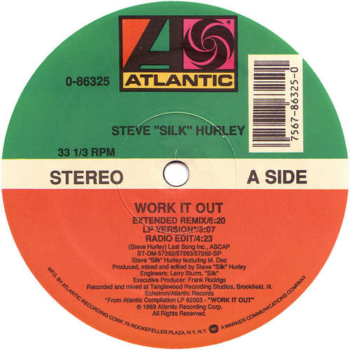 Cover Steve Silk Hurley - Work It Out (12) Schallplatten Ankauf