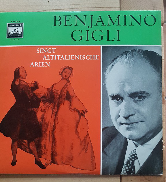 Cover Benjamino Gigli* - Singt Altitalienische Arien (LP) Schallplatten Ankauf