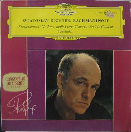 Cover Svjatoslav Richter* : Rachmaninoff* - Klavierkonzert Nr. 2 In C-moll • Piano-Concerto No. 2 In C Minor / 6 Preludes (LP, Album, RP) Schallplatten Ankauf
