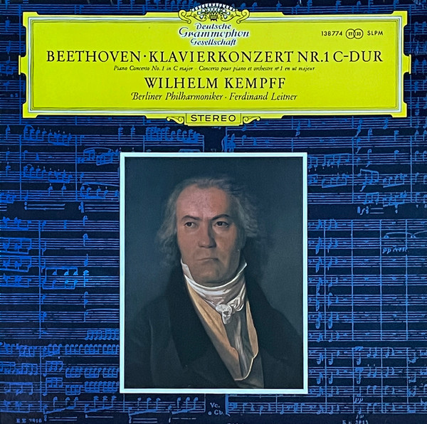 Bild Beethoven* – Wilhelm Kempff · Berliner Philharmoniker · Ferdinand Leitner - Klavierkonzert Nr. 1 C-dur (LP, RP) Schallplatten Ankauf