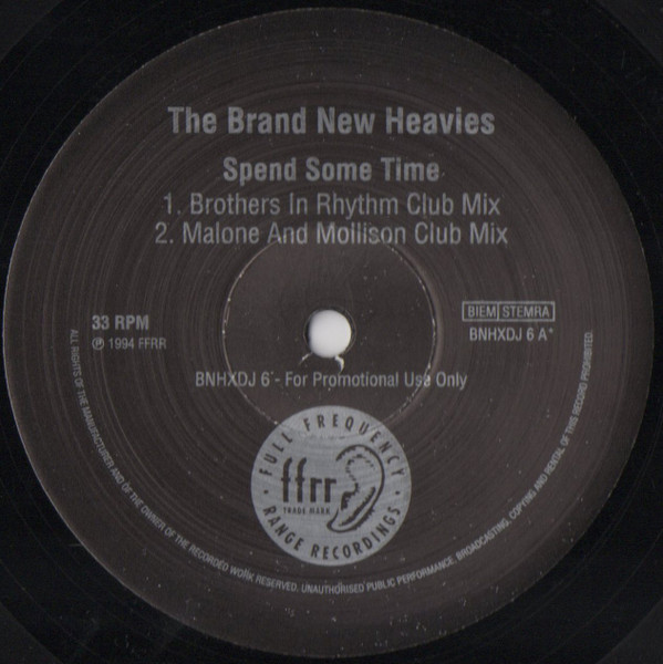 Cover The Brand New Heavies - Spend Some Time (12, Promo) Schallplatten Ankauf