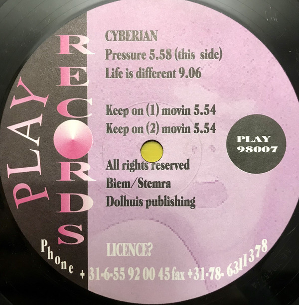 Cover Cyberian - Pressure (12) Schallplatten Ankauf