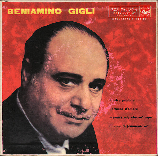 Cover Beniamino Gigli - Musica Proibita / Notturno D'Amore / Mamma Mia Che Vo' Sape' / Quanno 'A Femmena Vo' (7, EP) Schallplatten Ankauf