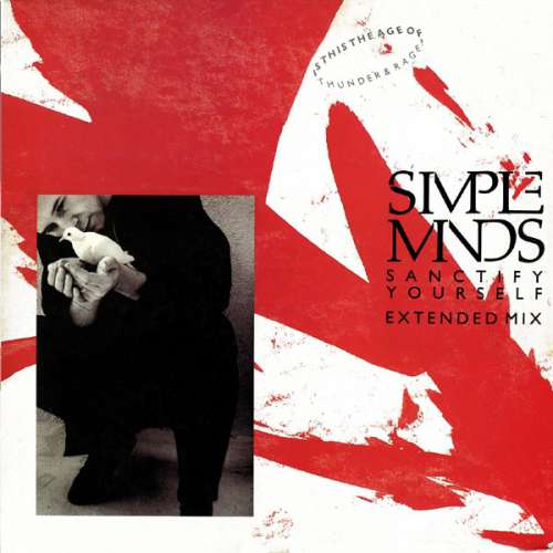 Cover Simple Minds - Sanctify Yourself (Extended Mix) (12, Single) Schallplatten Ankauf