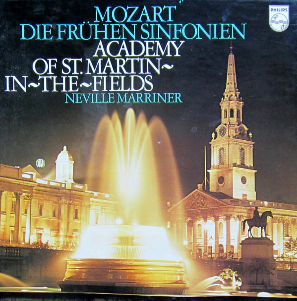 Cover Wolfgang Amadeus Mozart - The Academy Of St. Martin-in-the-Fields, Sir Neville Marriner - Die frühen Sinfonien (8xLP + Box) Schallplatten Ankauf