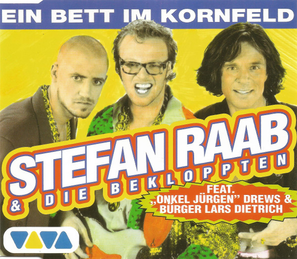 Cover Stefan Raab & Die Bekloppten Feat. „Onkel Jürgen“ Drews* & Bürger Lars Dietrich - Ein Bett Im Kornfeld (CD, Single) Schallplatten Ankauf
