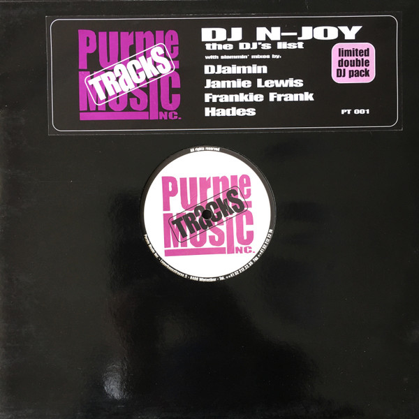 Cover DJ NJoy* - The DJ's List (2x12, Ltd) Schallplatten Ankauf