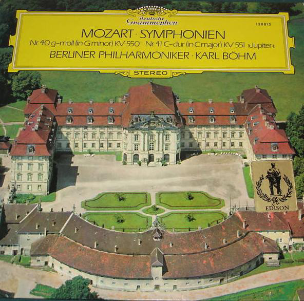 Cover Mozart* - Berliner Philharmoniker · Karl Böhm - Symphonien Nr. 40 G-Moll (In G Minor) Nr. 41 Jupiter (LP, Gat) Schallplatten Ankauf