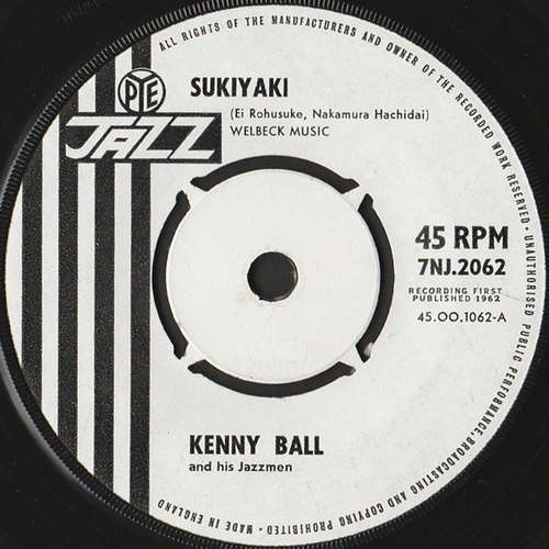 Cover Kenny Ball And His Jazzmen - Sukiyaki (7, Single) Schallplatten Ankauf