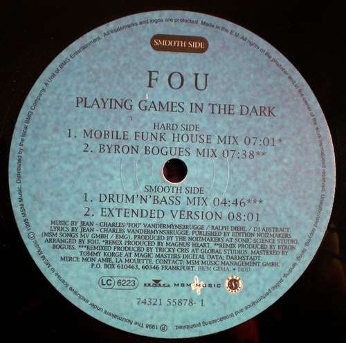 Cover Fou* - Playing Games In The Dark (12) Schallplatten Ankauf
