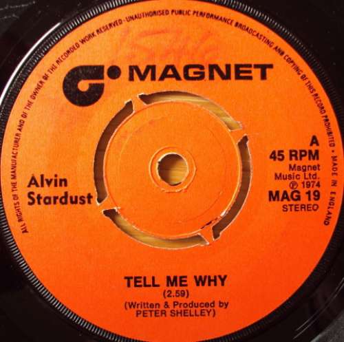 Bild Alvin Stardust - Tell Me Why (7, Single, Pus) Schallplatten Ankauf