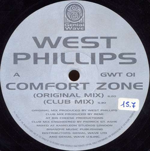 Cover West Phillips - Comfort Zone (12) Schallplatten Ankauf