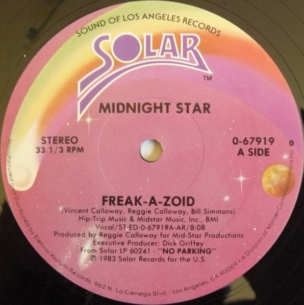 Cover Midnight Star - Freak-A-Zoid (12, Single, AR) Schallplatten Ankauf