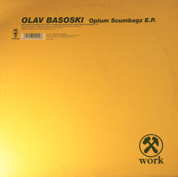 Cover Olav Basoski - Opium Scumbagz E.P. (12, EP) Schallplatten Ankauf