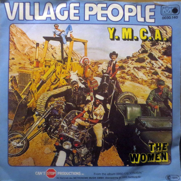 Cover Village People - Y.M.C.A. (7, Single, fre) Schallplatten Ankauf