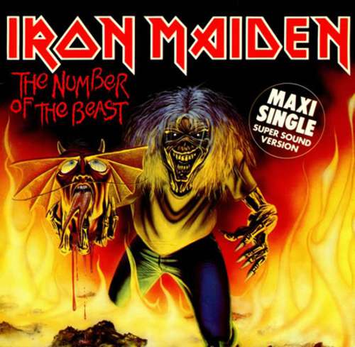 Cover Iron Maiden - The Number Of The Beast (12, Maxi) Schallplatten Ankauf