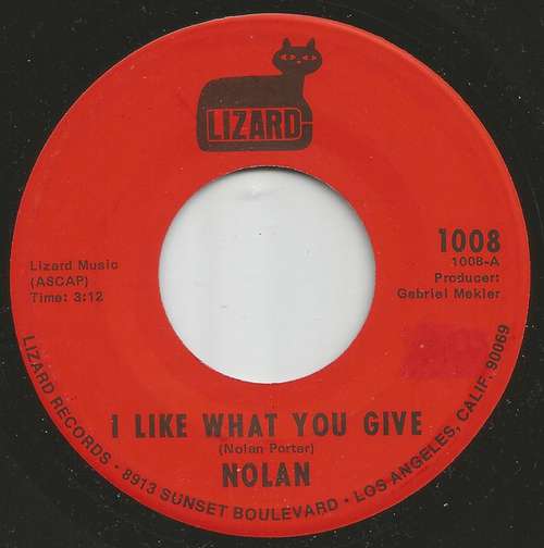 Cover Nolan* - I Like What You Give / Somebody's Cryin' (7, Single) Schallplatten Ankauf