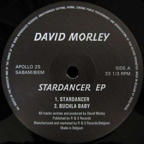 Cover David Morley - Stardancer EP (12, Promo) Schallplatten Ankauf