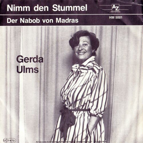 Cover Gerda Ulms - Nimm Den Stummel (7) Schallplatten Ankauf