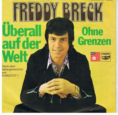 Cover Freddy Breck - Überall Auf Der Welt (7, Single) Schallplatten Ankauf