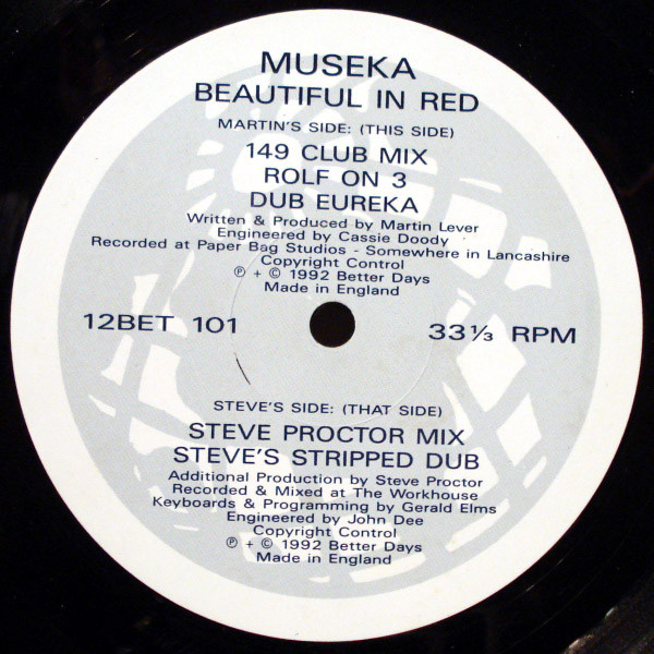 Cover Museka - Beautiful In Red (12) Schallplatten Ankauf