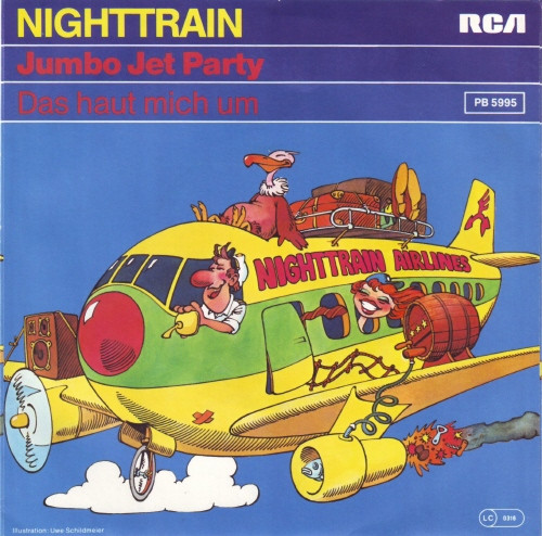 Cover Nighttrain (2) - Jumbo Jet Party (7, Single) Schallplatten Ankauf