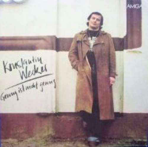Cover Konstantin Wecker - Genug Ist Nicht Genug (LP, Comp) Schallplatten Ankauf