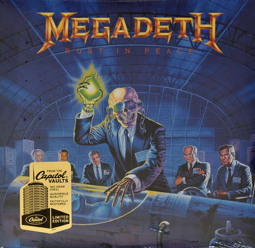 Cover Megadeth - Rust In Peace (LP, Album, Ltd, RE, RM, 180) Schallplatten Ankauf