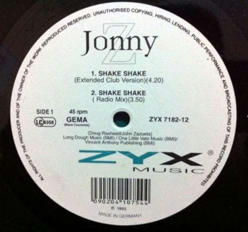 Cover Shake Shake Schallplatten Ankauf