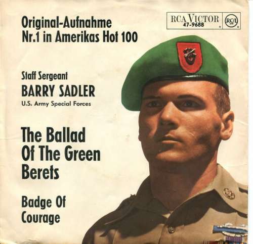 Cover Staff Sergeant Barry Sadler* - The Ballad Of The Green Berets (7, Single) Schallplatten Ankauf