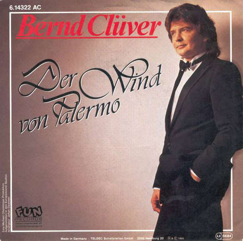 Cover Bernd Clüver - Der Wind Von Palermo (7, Single) Schallplatten Ankauf