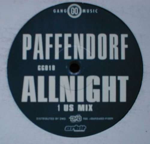 Cover Paffendorf - Allnight (12) Schallplatten Ankauf