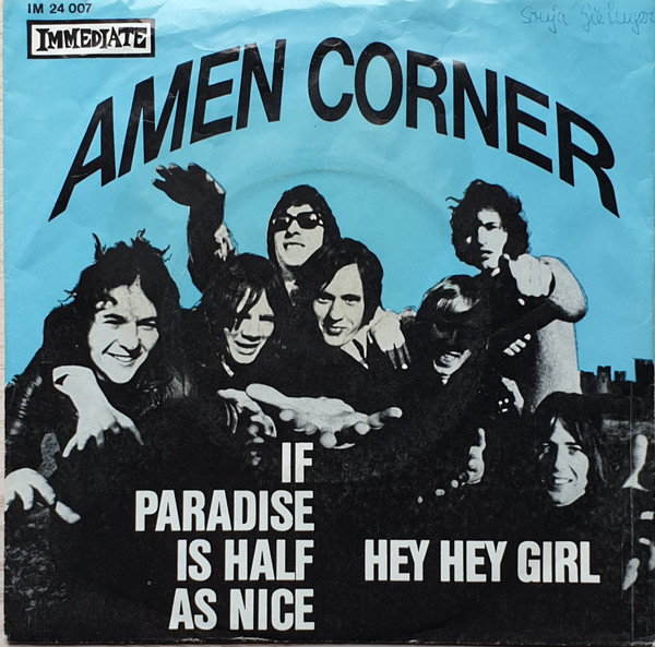 Cover Amen Corner - (If Paradise Is) Half As Nice (7, Single) Schallplatten Ankauf