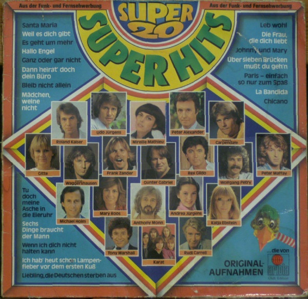 Cover zu Various - Super 20 (Super Hits) (LP, Comp, Club) Schallplatten Ankauf