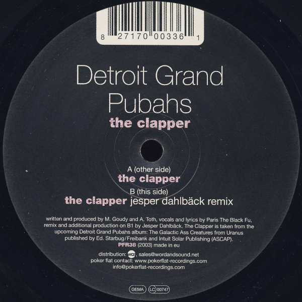 Bild Detroit Grand Pubahs - The Clapper (12) Schallplatten Ankauf
