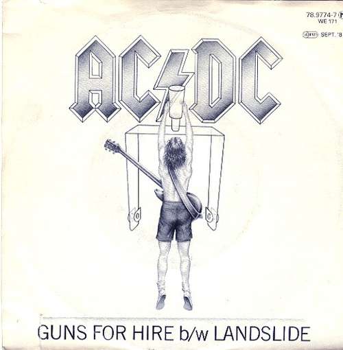 Cover Guns For Hire b/w Landslide Schallplatten Ankauf