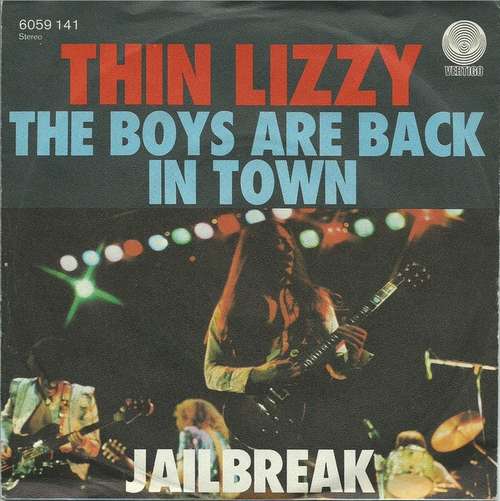Cover Thin Lizzy - The Boys Are Back In Town / Jailbreak (7, Single) Schallplatten Ankauf