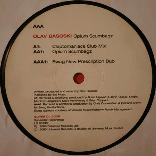 Bild Olav Basoski - Opium Scumbagz (12) Schallplatten Ankauf